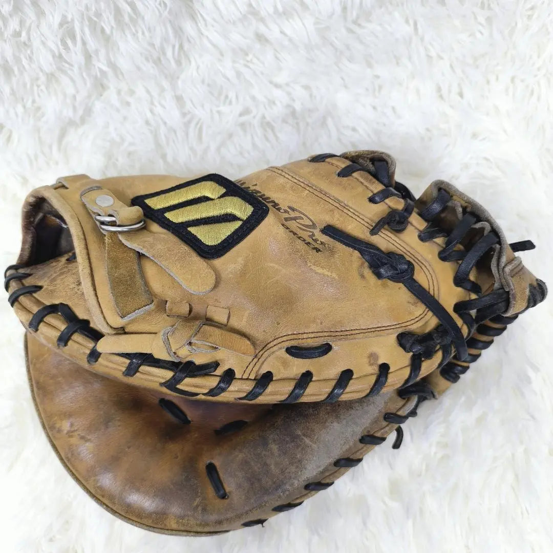 [Rare] Mizuno Pro Order Catcher Mitt Gloves Catcher Hardball Right-handed