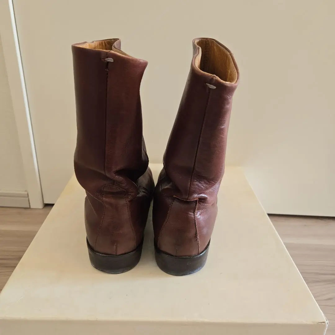 Vintage Martin Margiela Brown Boots, 41 Boxes