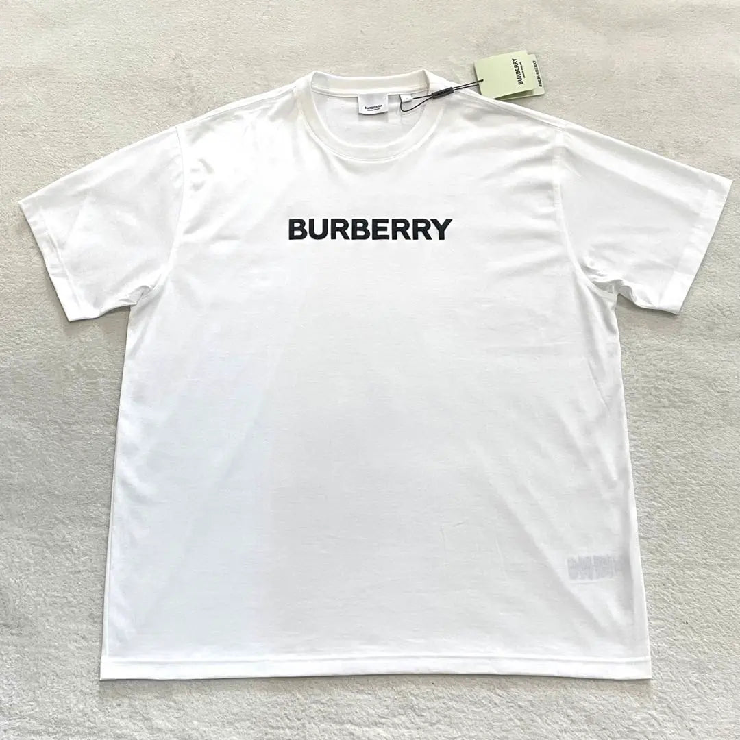 Tag included BURBERRY Short-sleeved T-shirt 3D logo Center logo White Current tag