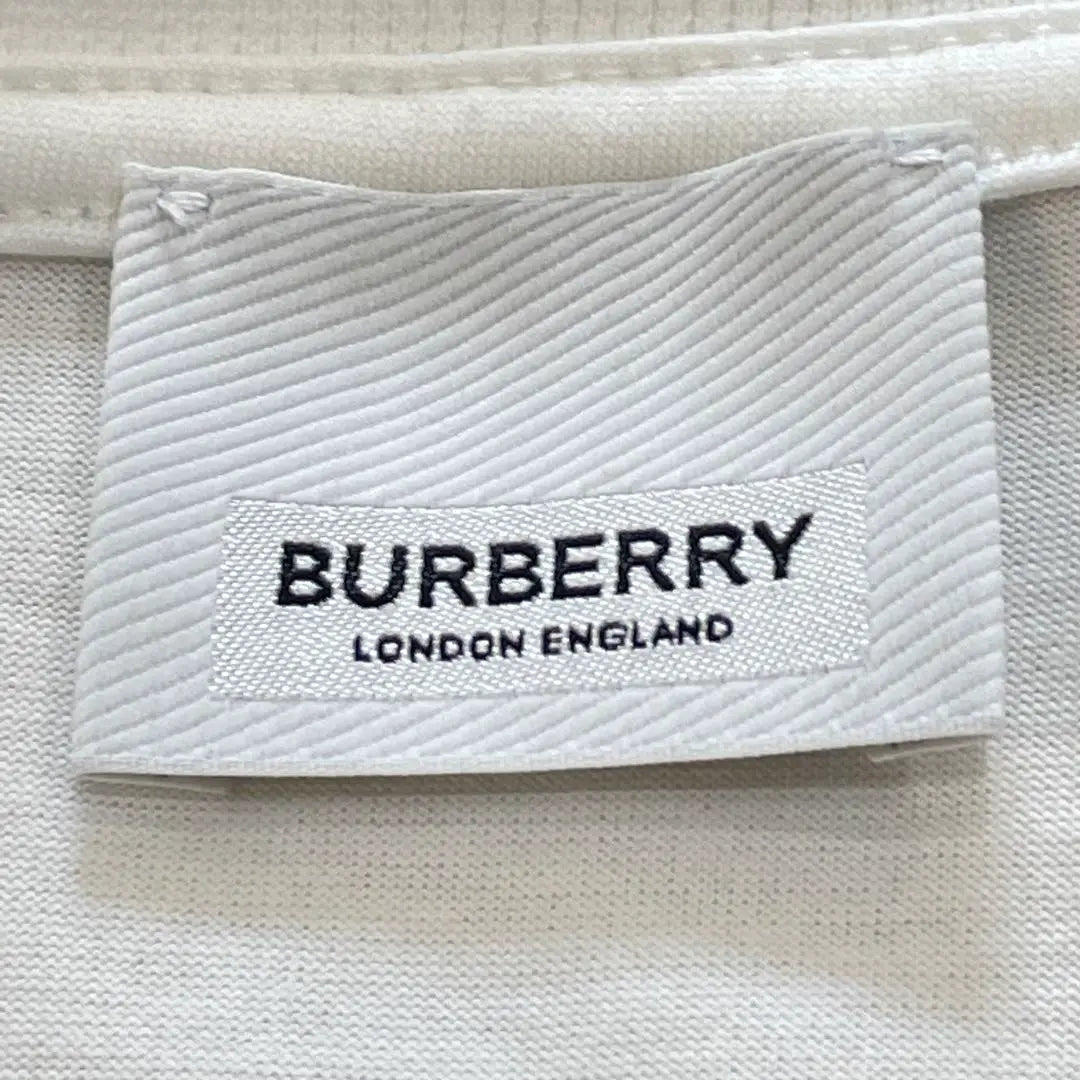 Tag included BURBERRY Short-sleeved T-shirt 3D logo Center logo White Current tag