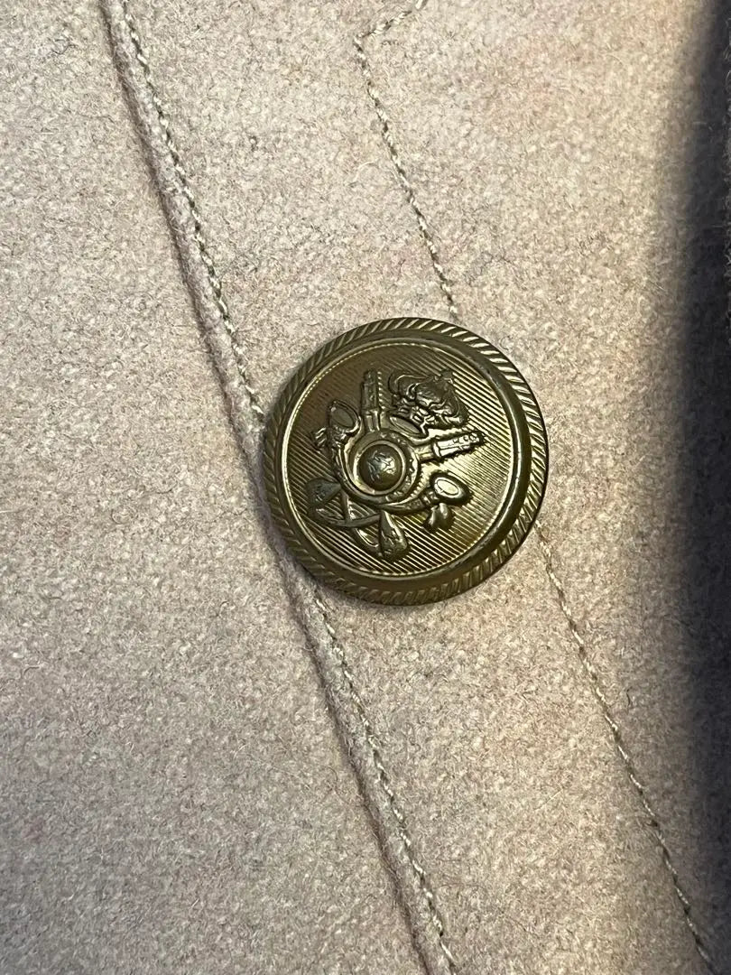 List price 60,000 yen Ever over replay compressed wool coat military gold button | 定価6万円越　リプレイ　圧縮ウール　コート　ミリタリー　金ボタン