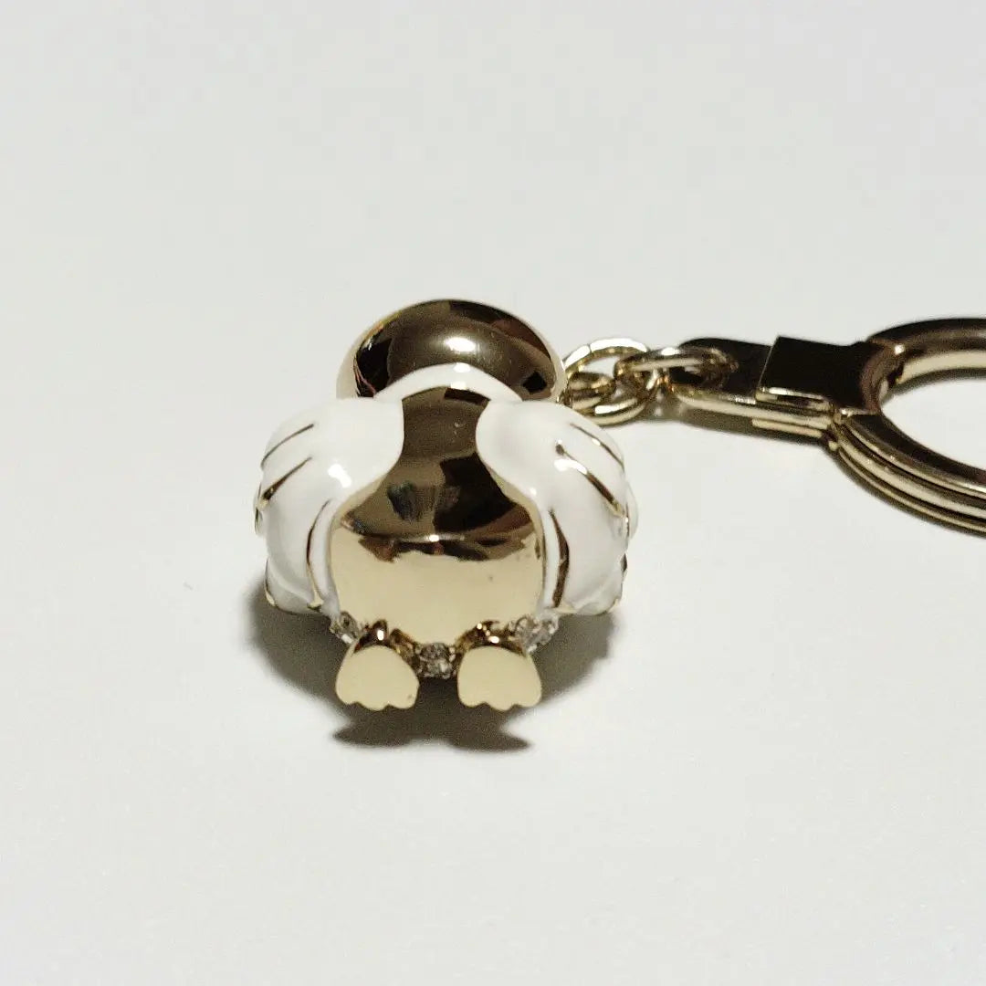 [Good condition✨️] kate spade owl bringing happiness gold key ring