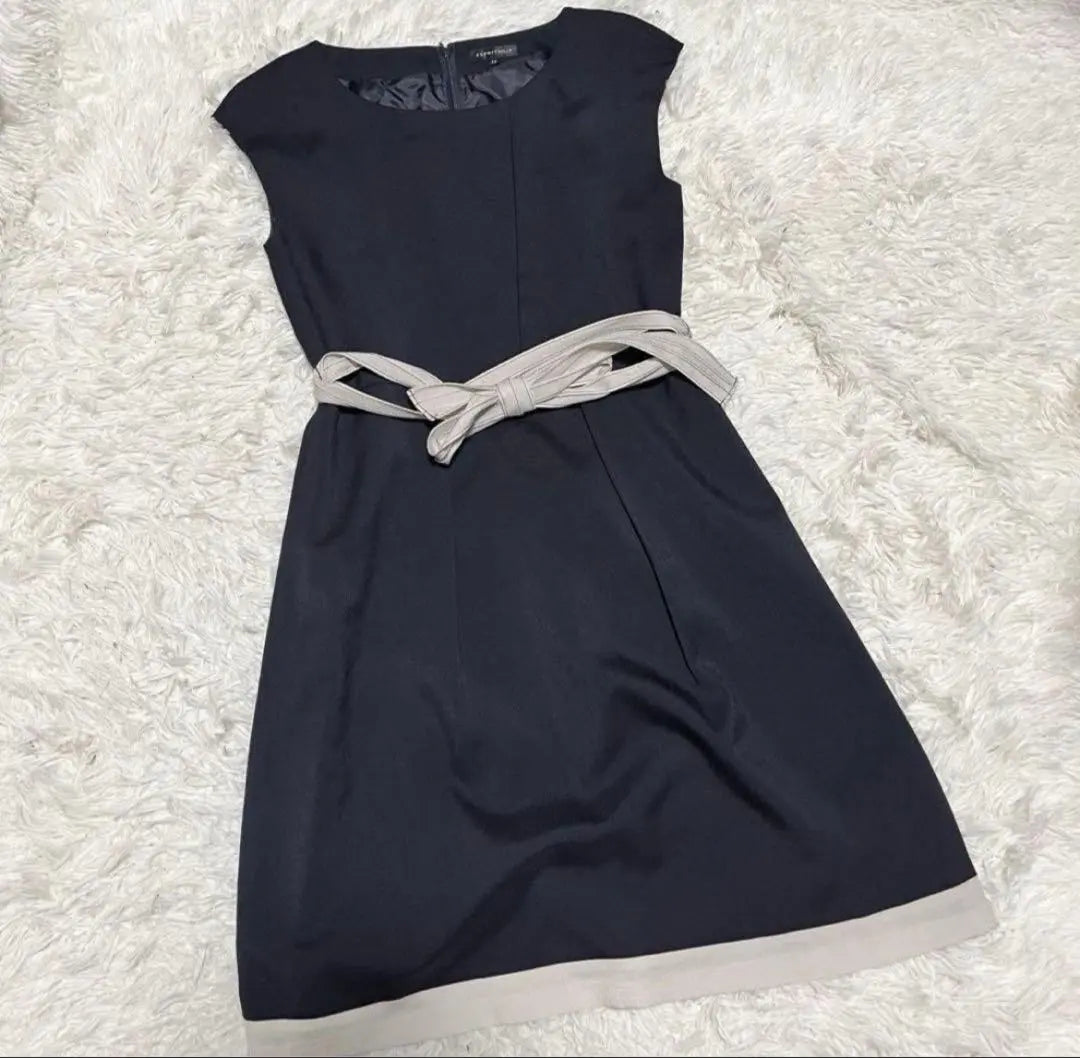 [Good condition] ESPRITMUR A-line belt-equipped one-piece suit set