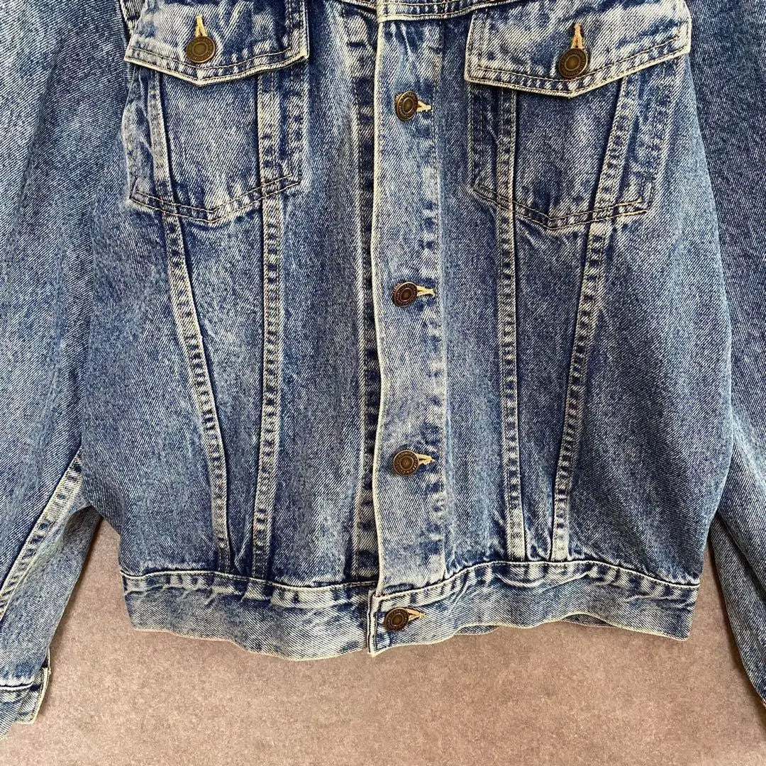 Chaqueta vaquera con lavado químico Retro Antiper de segunda mano Jean de talla grande G | usado