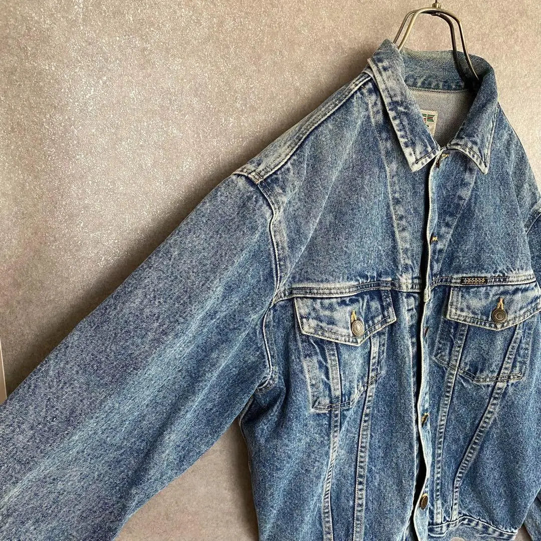 Chaqueta vaquera con lavado químico Retro Antiper de segunda mano Jean de talla grande G | usado