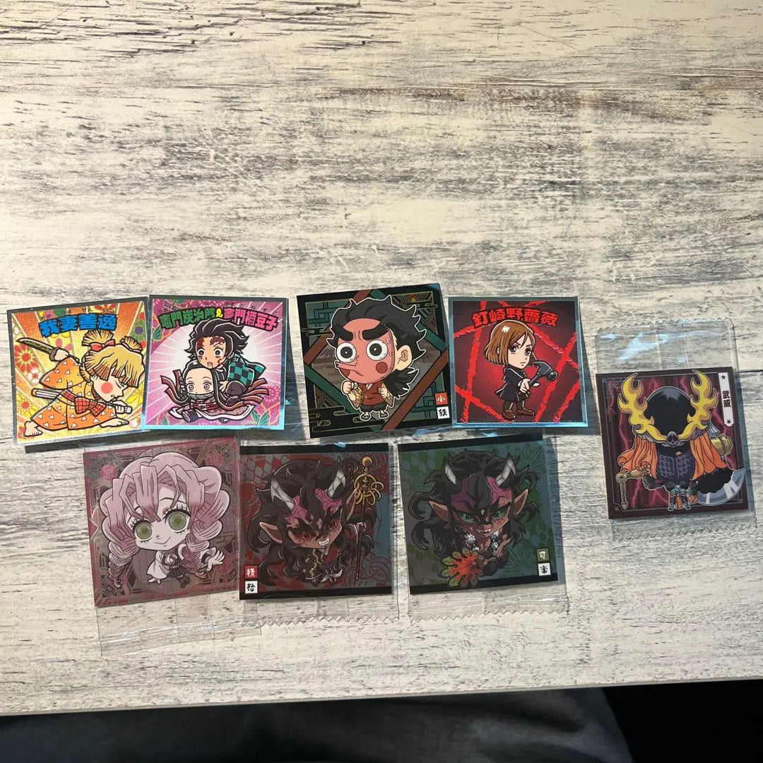 Anime Character Trading Card Set