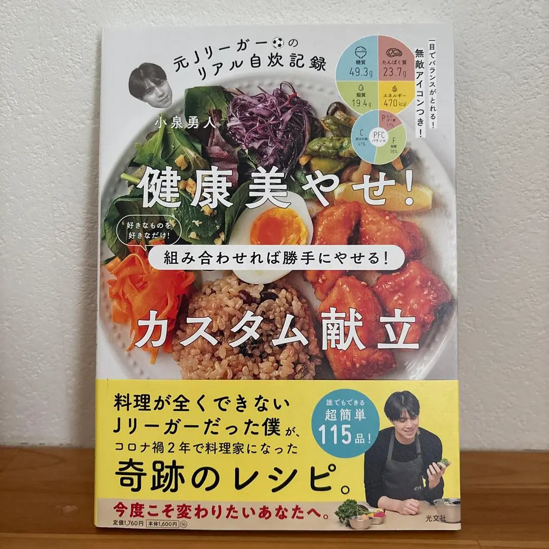 Healthy beauty! Custom menus - You can lose weight automatically by combining them! A former J-League player's real life...