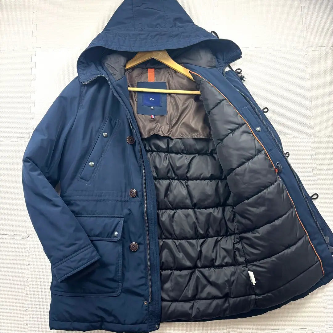 Very Good Condition G-Stage Current Down Jacket Down Coat Navy Business