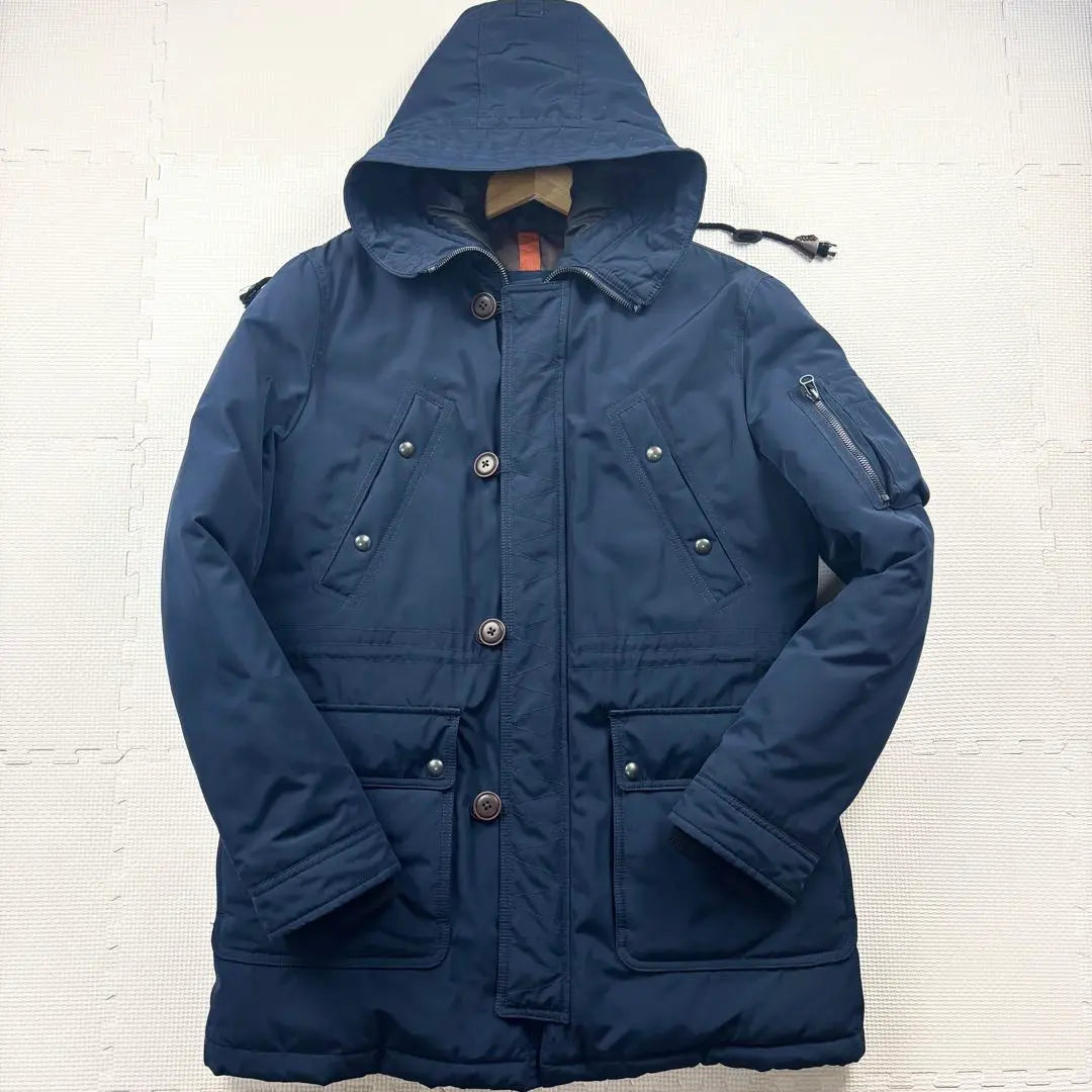 Very Good Condition G-Stage Current Down Jacket Down Coat Navy Business