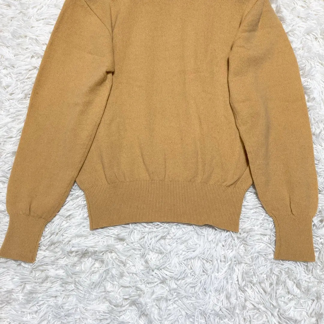 Rare 80S✨ Comd Garson High Neck Wool Sweater Yellow L equivalent