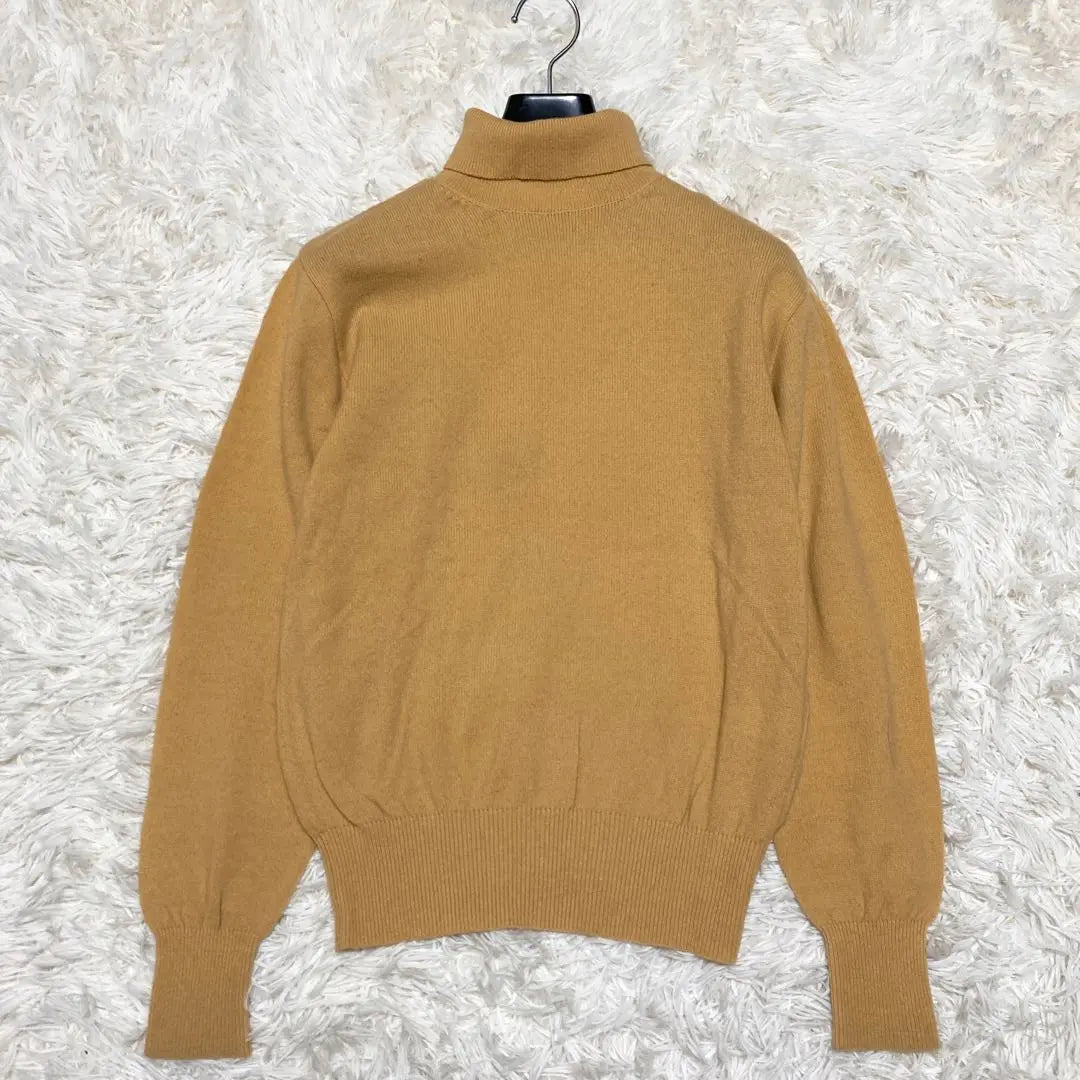 Rare 80S✨ Comd Garson High Neck Wool Sweater Yellow L equivalent