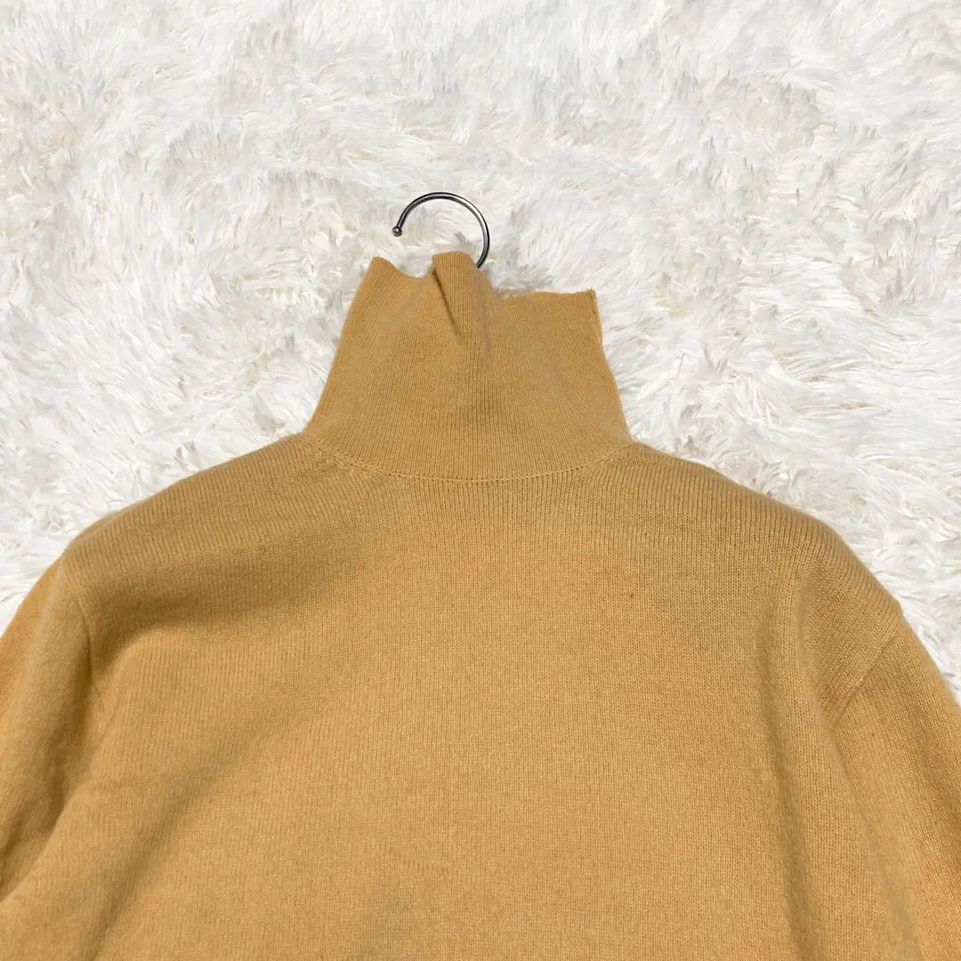 Rare 80S✨ Comd Garson High Neck Wool Sweater Yellow L equivalent