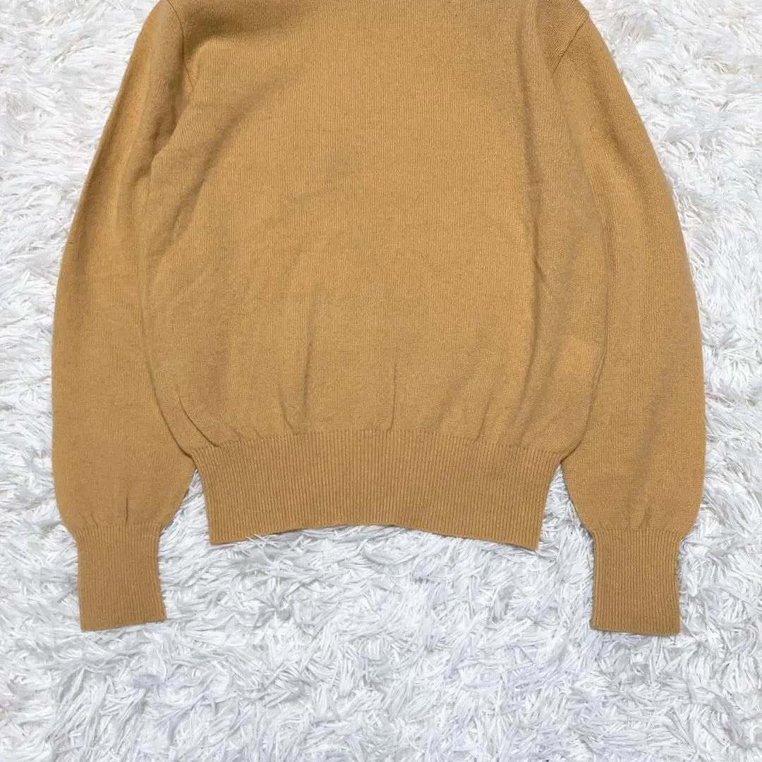 Rare 80S✨ Comd Garson High Neck Wool Sweater Yellow L equivalent