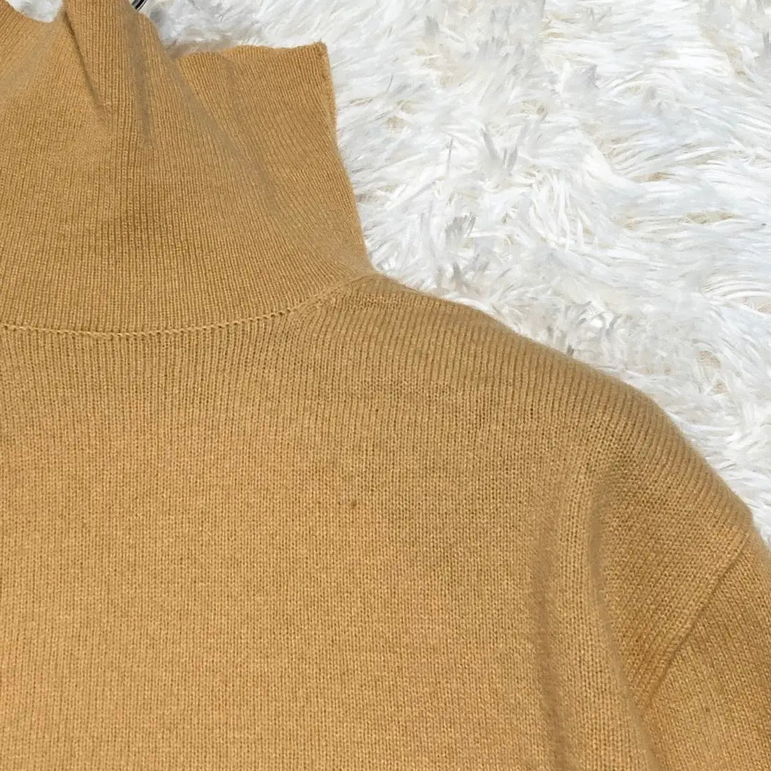 Rare 80S✨ Comd Garson High Neck Wool Sweater Yellow L equivalent