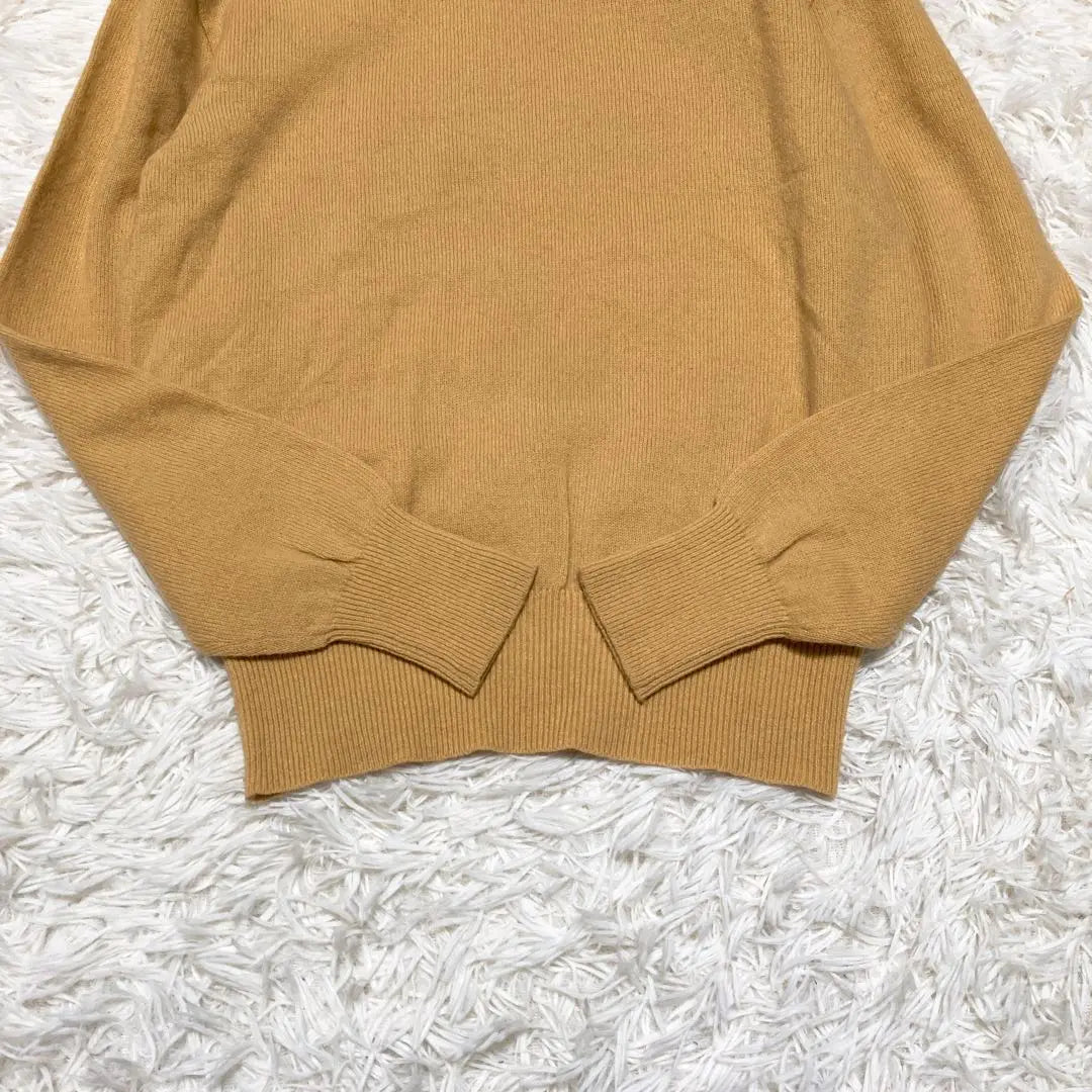 Rare 80S✨ Comd Garson High Neck Wool Sweater Yellow L equivalent