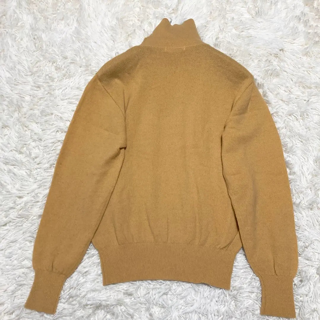 Rare 80S✨ Comd Garson High Neck Wool Sweater Yellow L equivalent