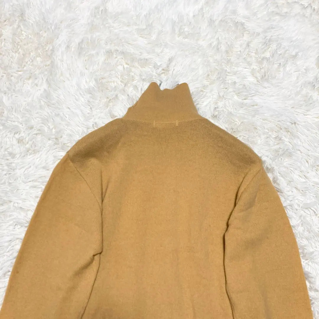 Rare 80S✨ Comd Garson High Neck Wool Sweater Yellow L equivalent