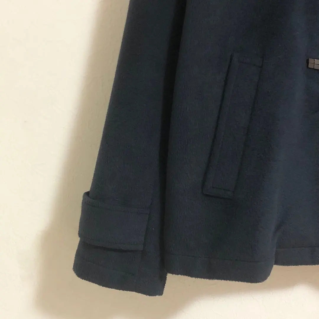 [Good condition] Avail duffle coat, navy blue, hood not removable a653