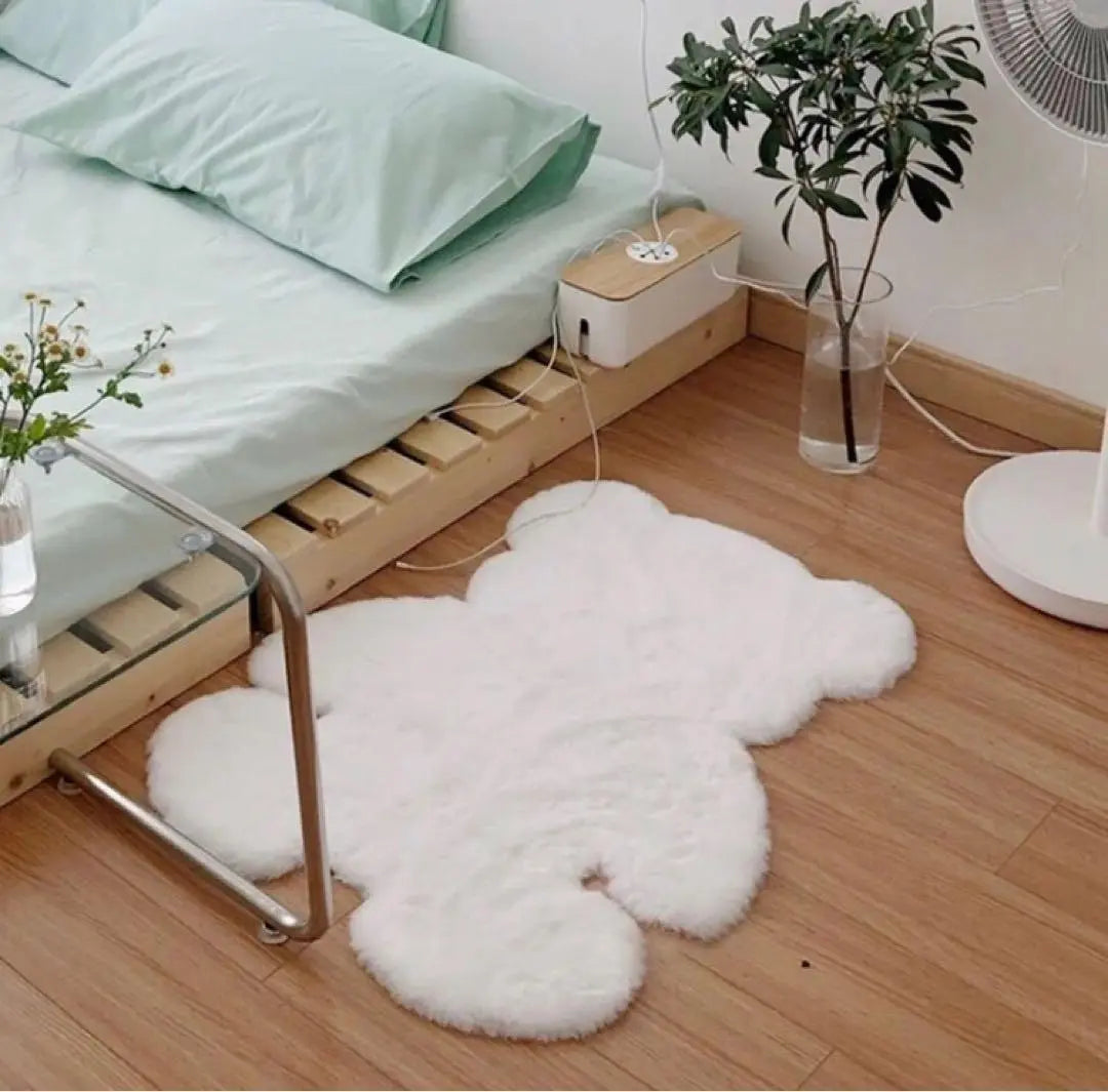 Mouton Bear Rug Mat ♡Fur ♡Christmas ♡Baby ♡White