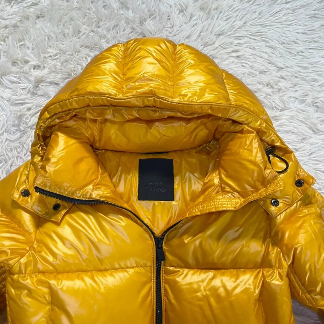 [Extremely beautiful] Tatras BELBO down jacket 2way nylon yellow | 【極美品】タトラス BELBO ダウンジャケット 2way ナイロン イエロー