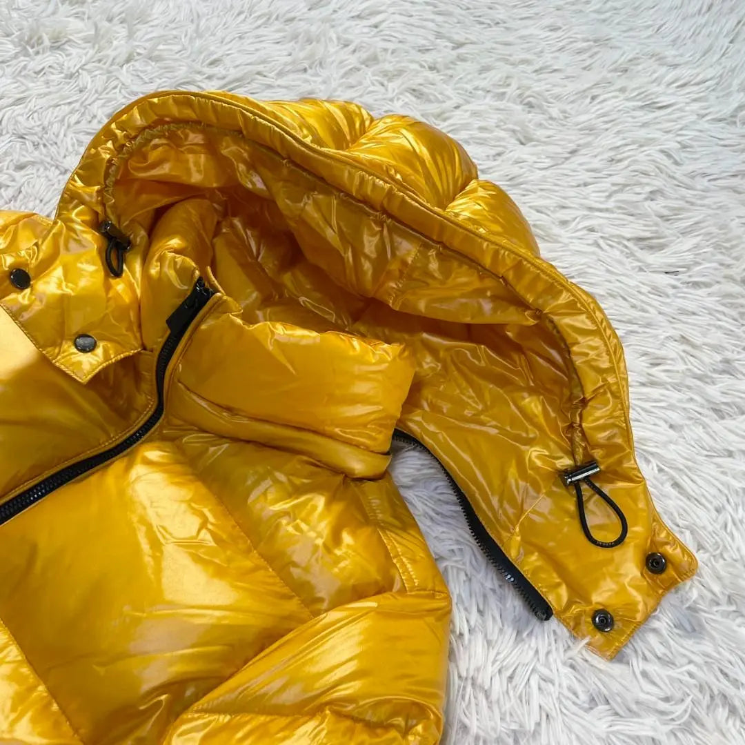 [Extremadamente hermoso] Chaqueta de plumón Tatras BELBO 2way nylon amarillo | 【極美品】タトラス BELBO ダウンジャケット 2way ナイロン イエロー