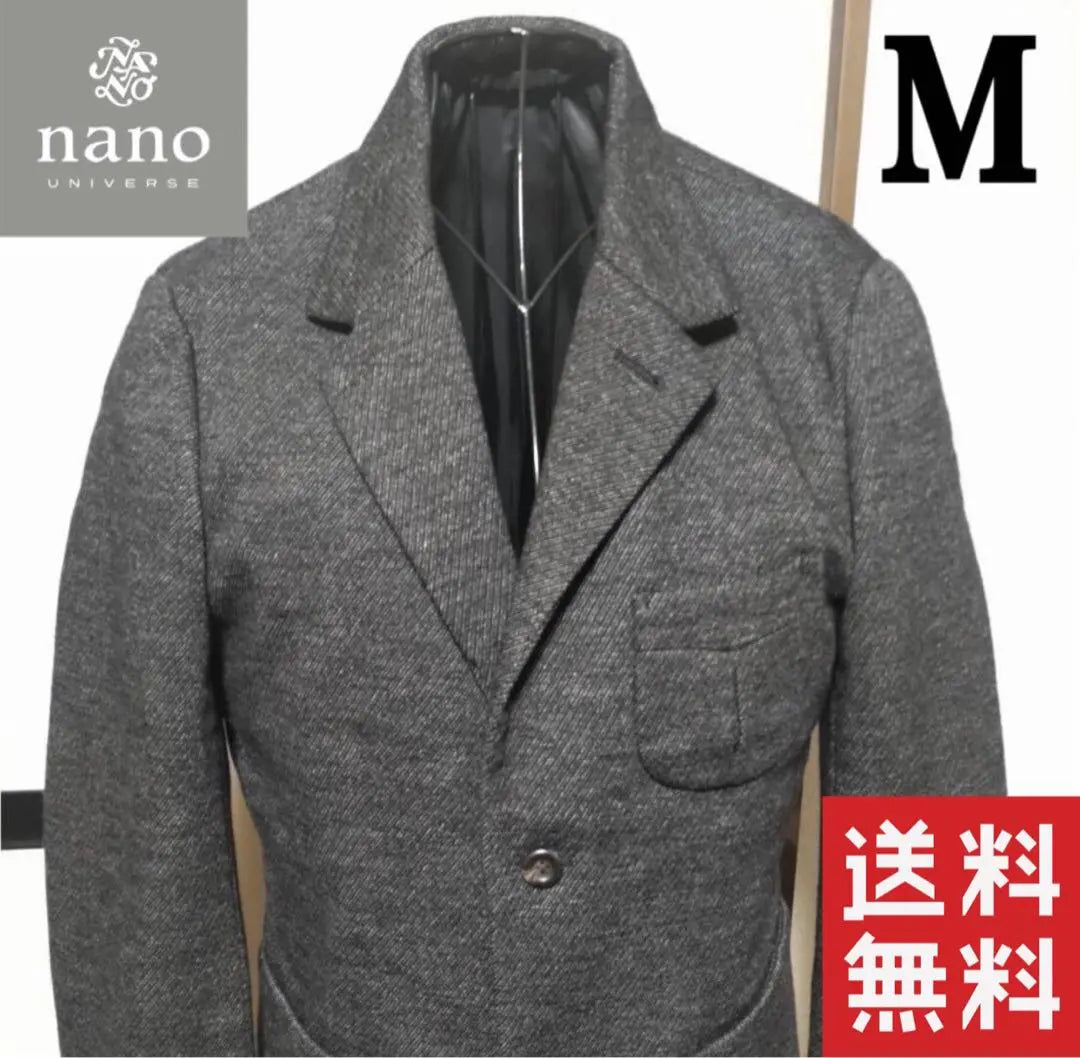 [Rising in popularity] Nano Universe Tailored Jacket M Size Men's Black