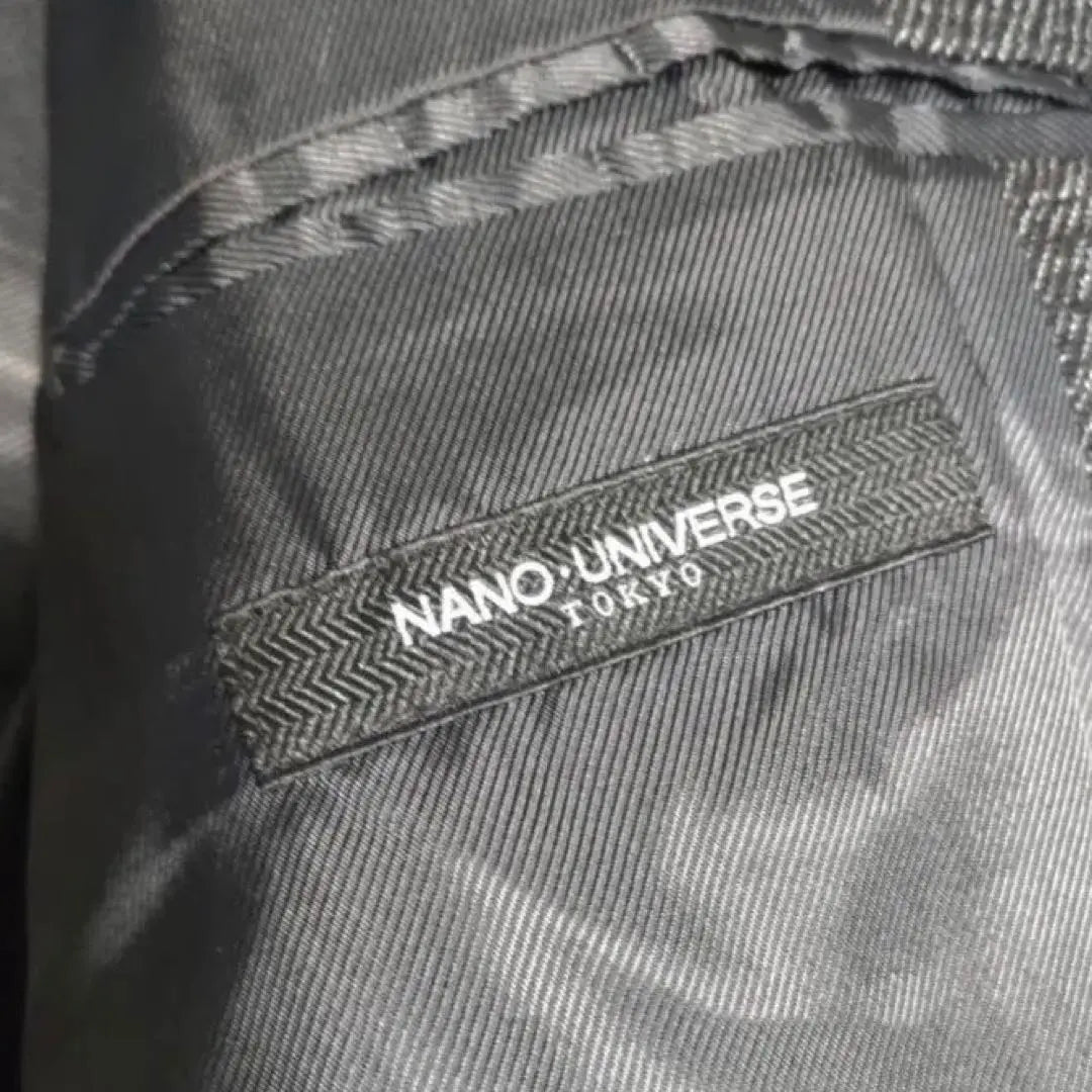 [En aumento de popularidad] Chaqueta a medida Nano Universe talla M para hombre negra