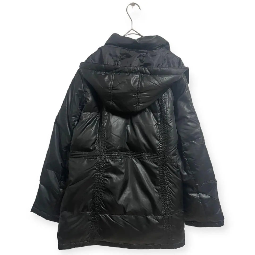 Down jacket outerwear with cold food [Size L] A79 | ダウンジャケット アウター 防寒 フード付き【size L】 a79