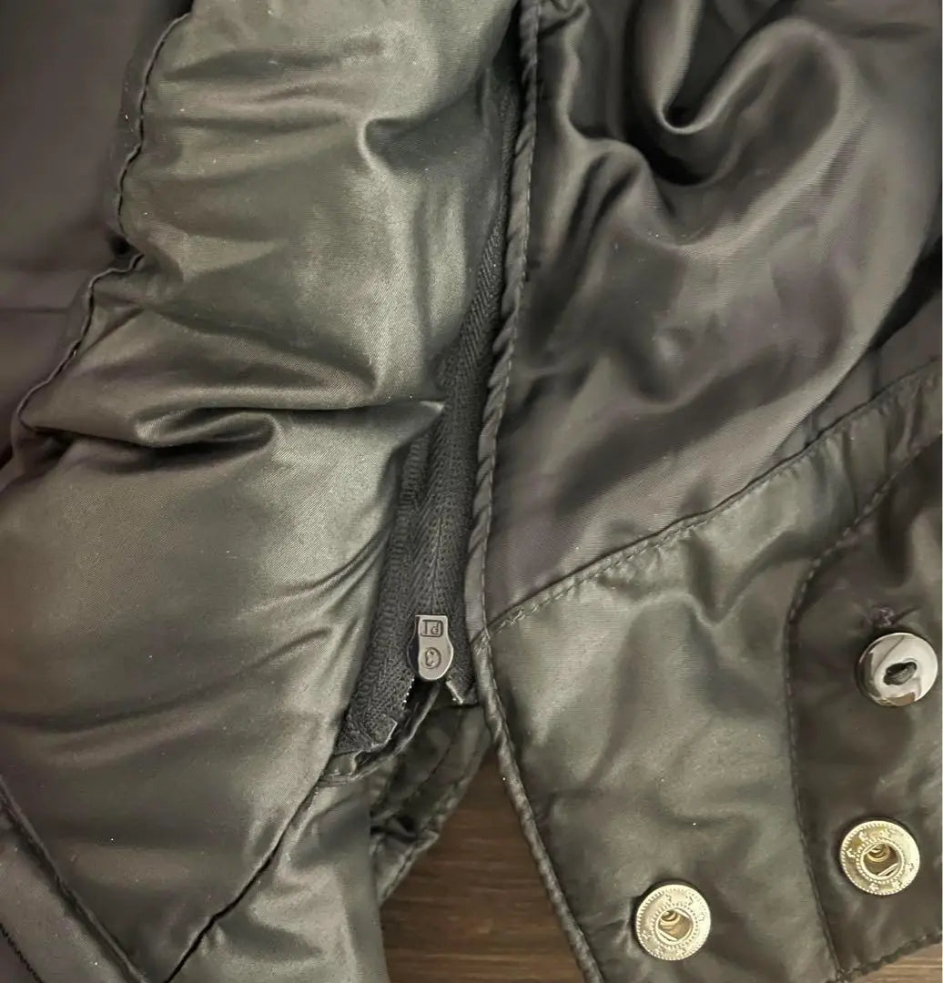 Down jacket outerwear with cold food [Size L] A79 | ダウンジャケット アウター 防寒 フード付き【size L】 a79