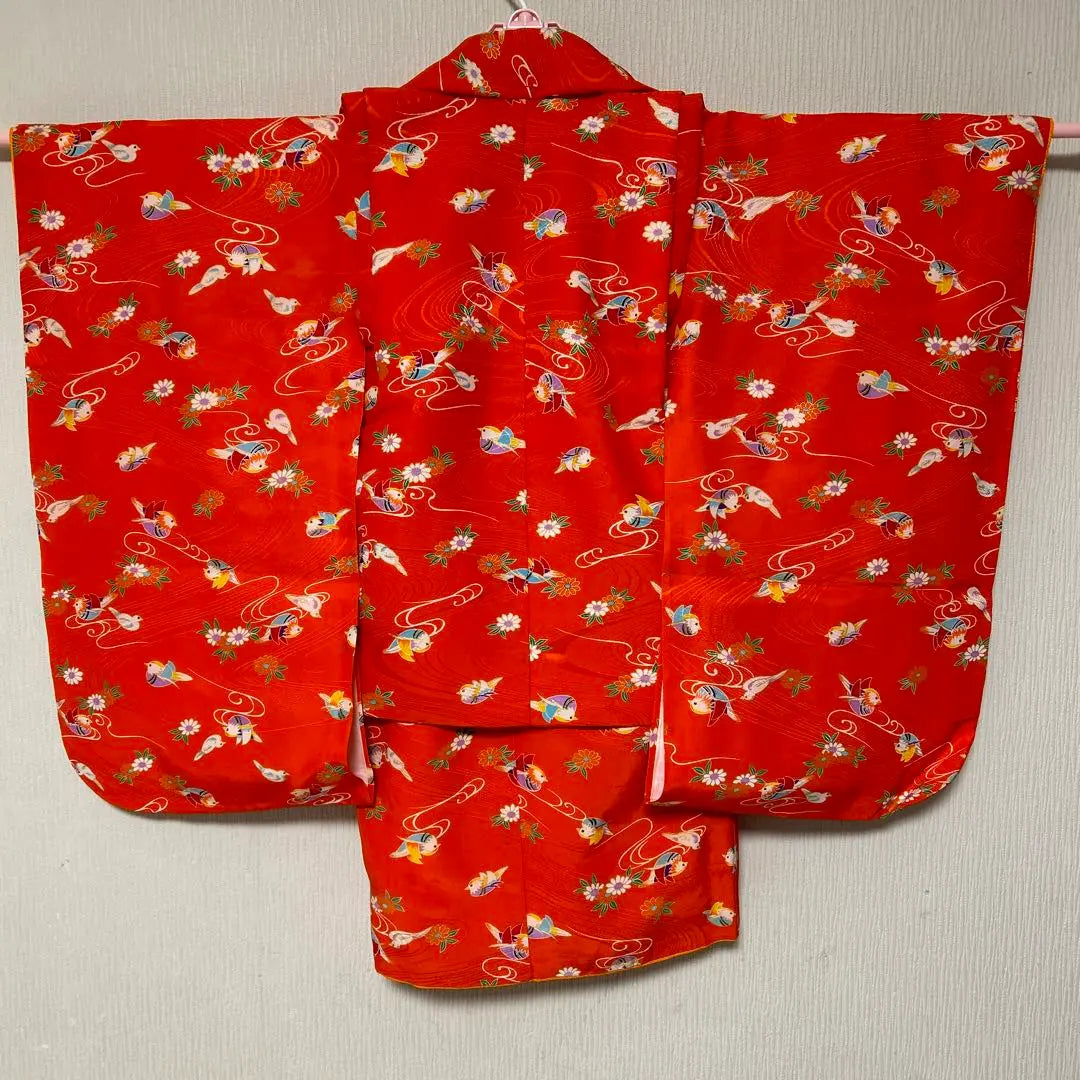 Shichi-Go-San Hifu Coat Kimono Sanris Bag 3 Years Old