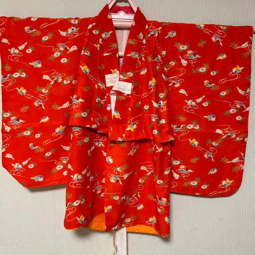 Shichi-Go-San Hifu Coat Kimono Sanris Bag 3 Years Old