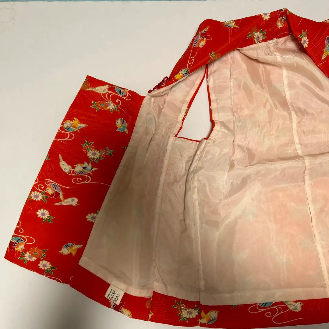 Shichi-Go-San Hifu Coat Kimono Sanris Bag 3 Years Old