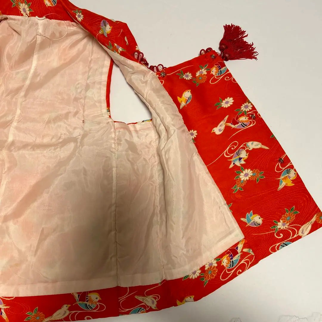 Shichi-Go-San Hifu Coat Kimono Sanris Bag 3 Years Old