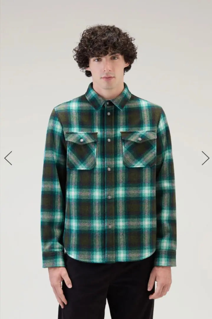 WOOLRICH Alaskane Melton Shirt Wool S Current