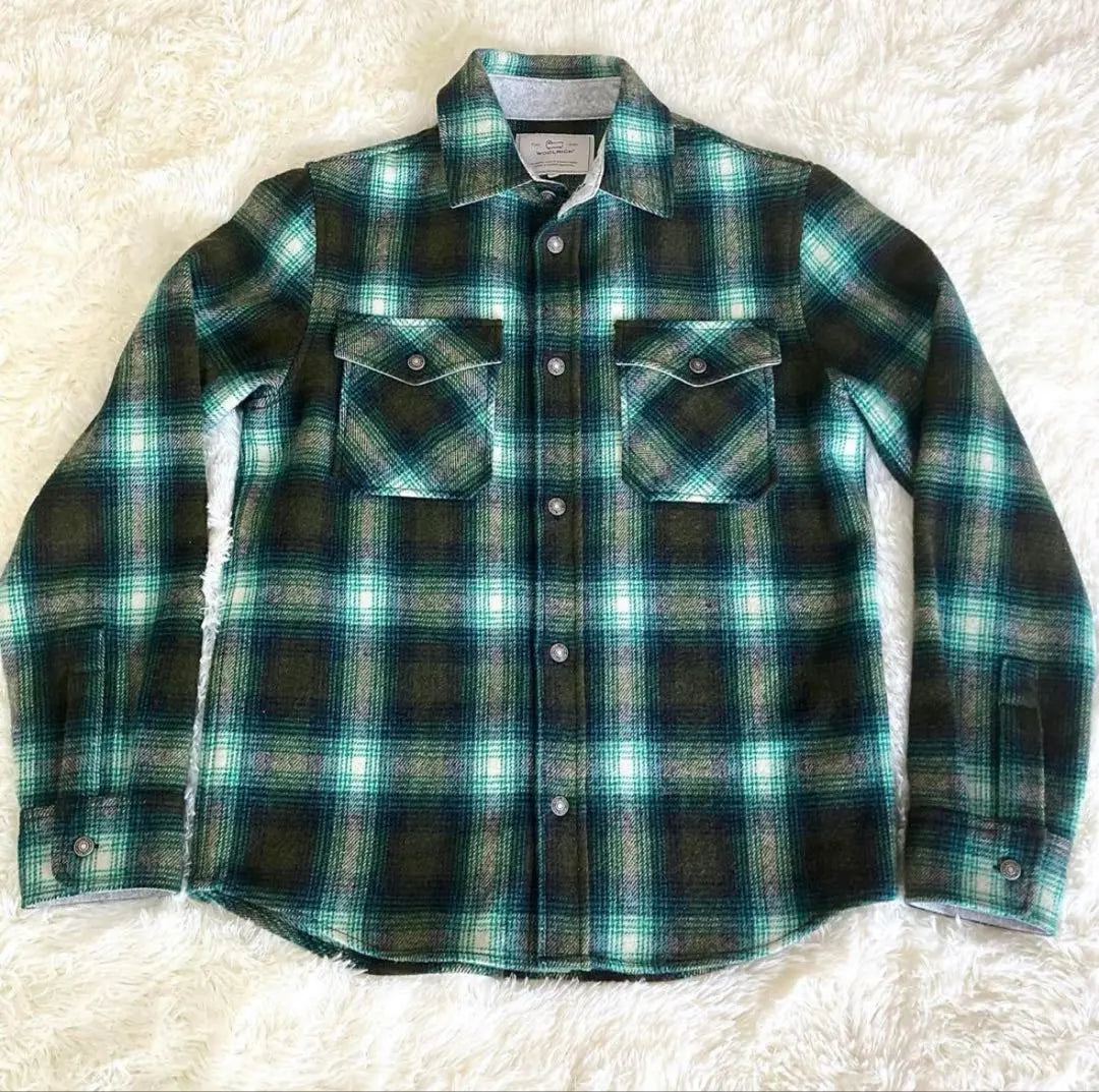 WOOLRICH Alaskane Melton Shirt Wool S Current