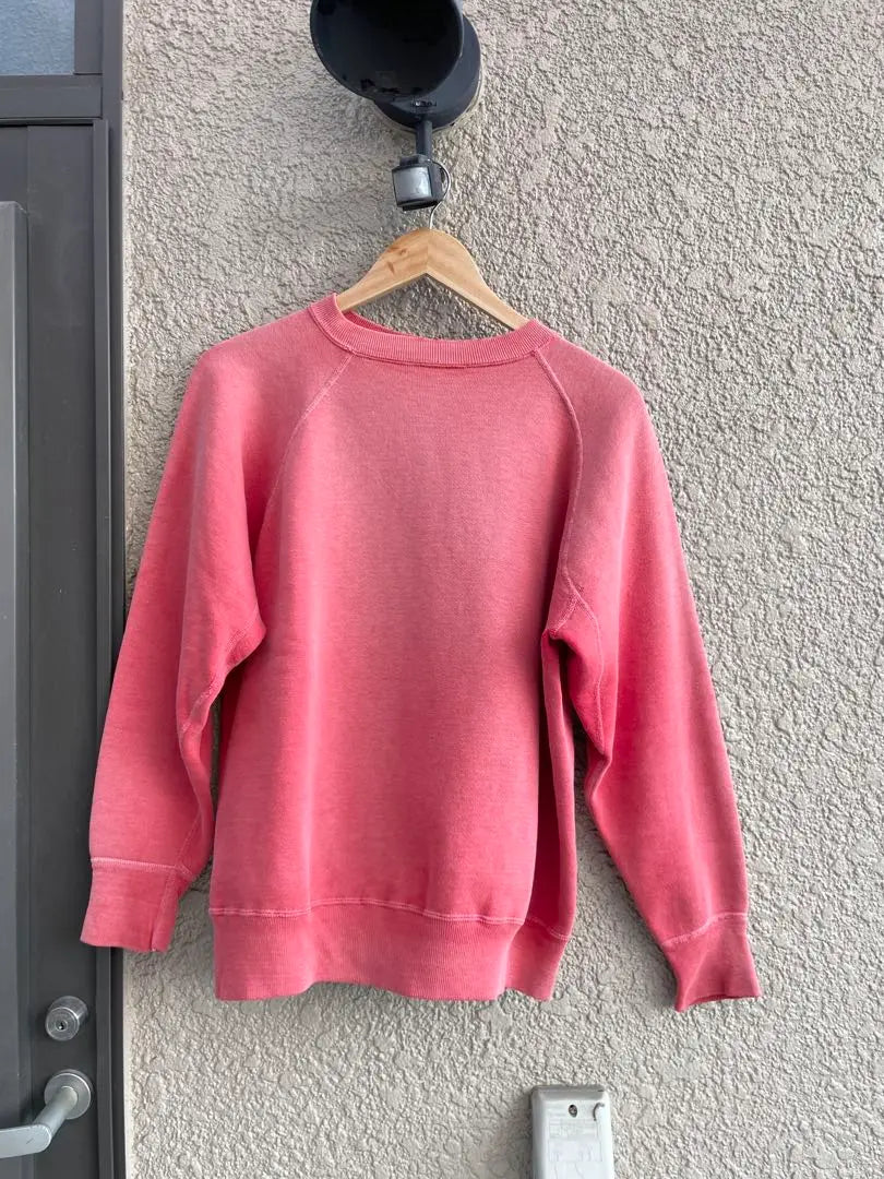 60s Raglan Sweatshirt Red Fade Vintage | 60s ラグランスウェット 赤フェード ヴィンテージ