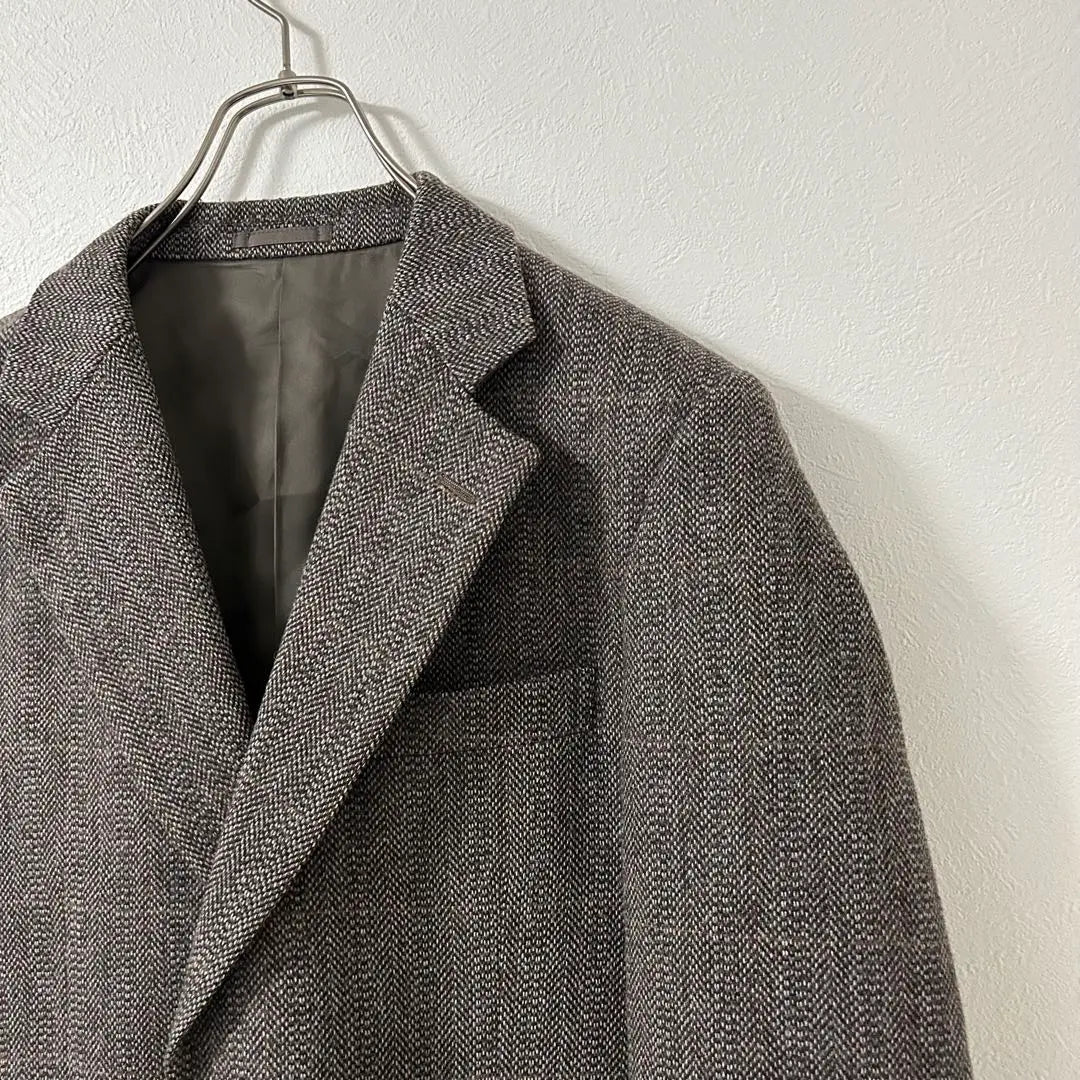 Figrino Tailored Jacket Suit Wool Blend Office Plain Simple