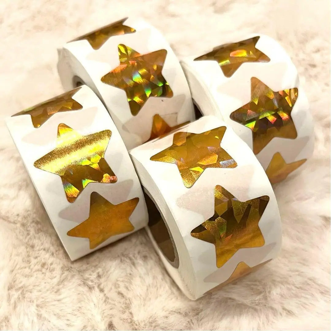 ✨ Set of 4✨ Glittering Stickers Star Reward Hologram Stickers 2000 sheets