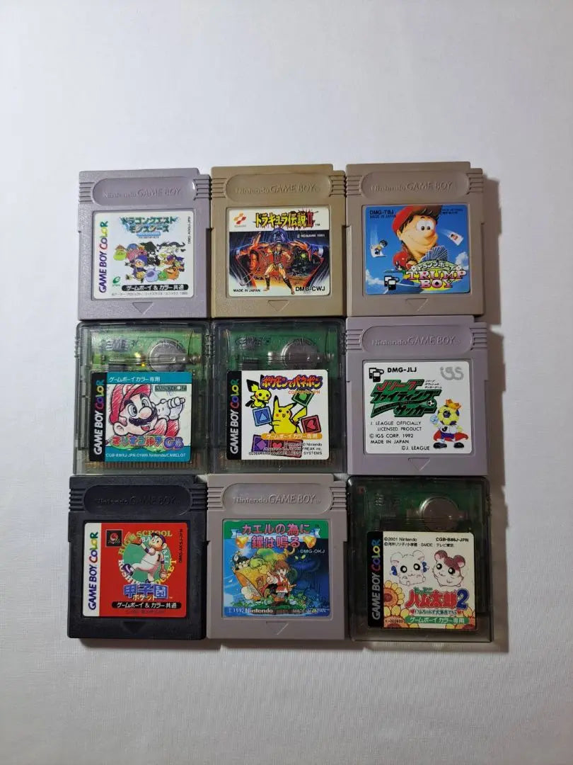 Game Boy Game Boy Color Software 9 piezas resumen ⑥ a