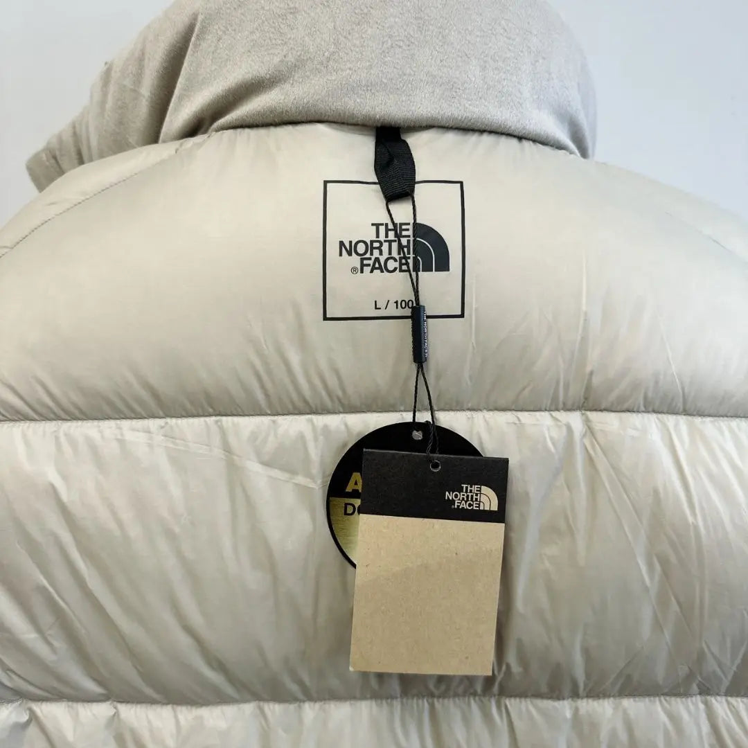 Brand new, unused, not available in Japan, North Face Down Jacket Beige Men's L Size