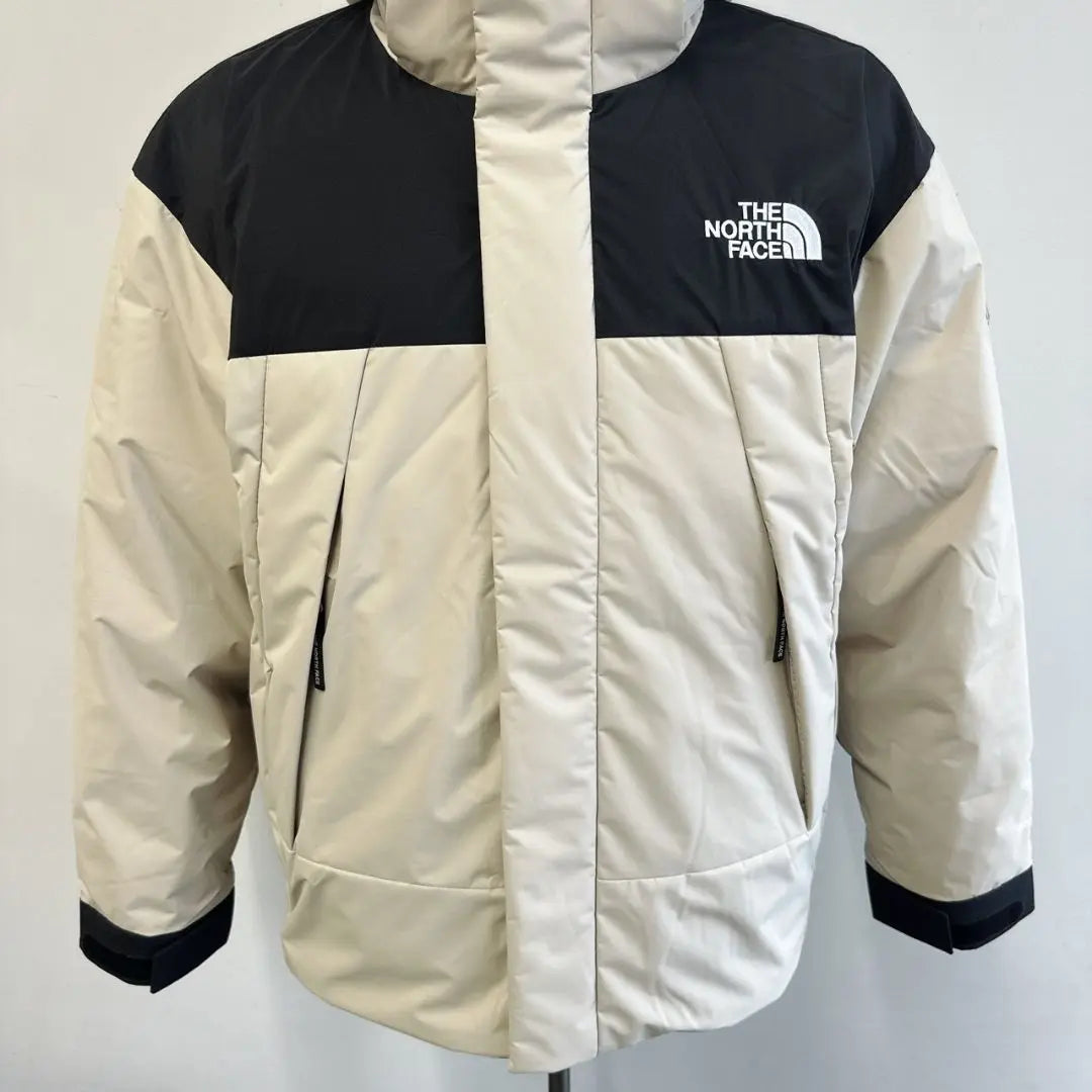 Nueva, sin usar, no disponible en Japón, chaqueta de plumas North Face beige para hombre talla L