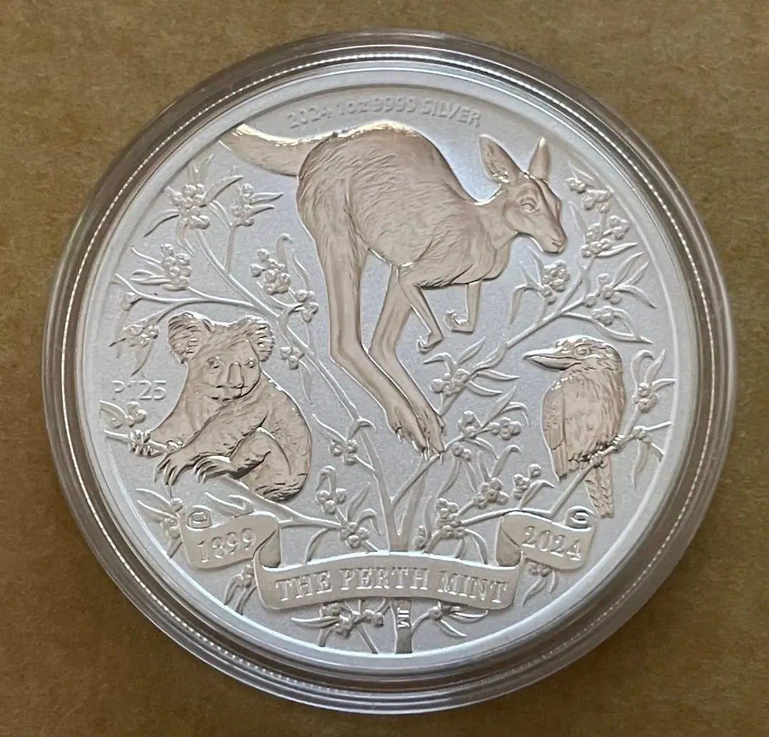 1 x 2024 Australia 1oz Perth Mint 125th Anniversary Silver Coin