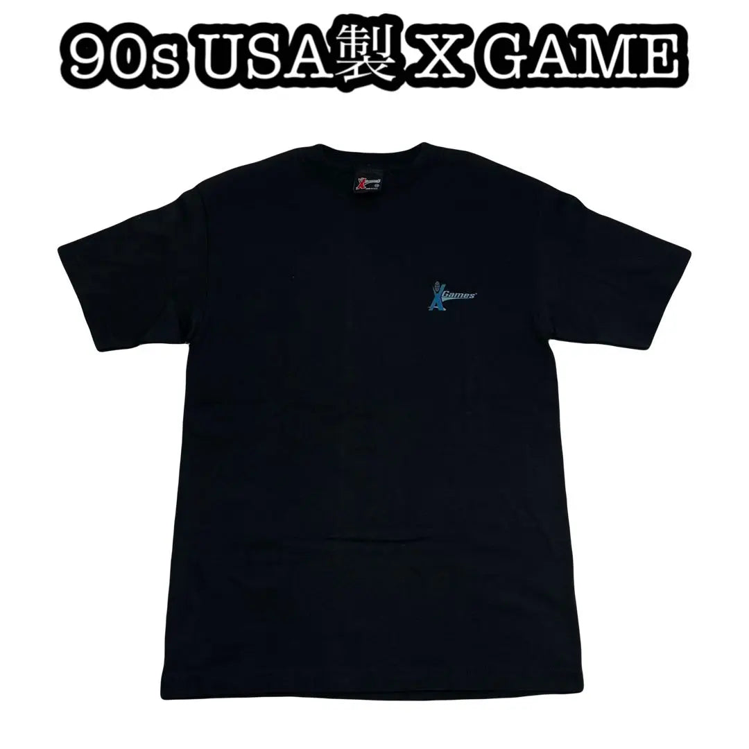 90s USA XGAME skateboarding thick HEAVY Sports American black