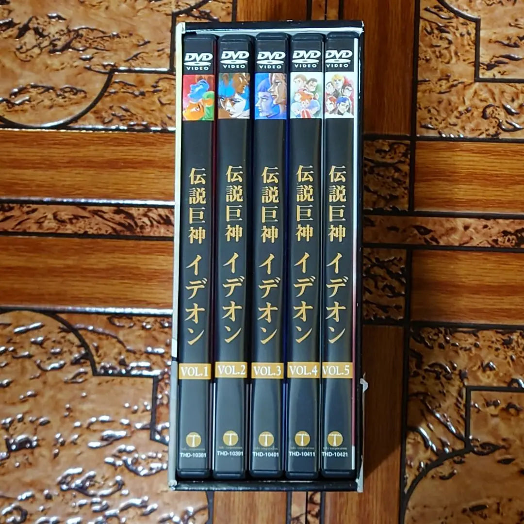 3 tipos de DVD legendarios del dios gigante Ideon + karuta sin usar