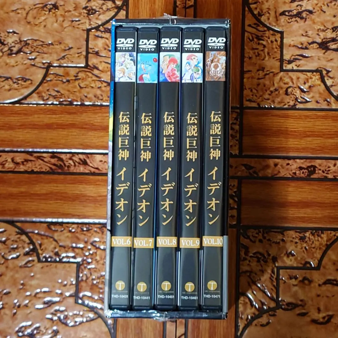 3 tipos de DVD legendarios del dios gigante Ideon + karuta sin usar