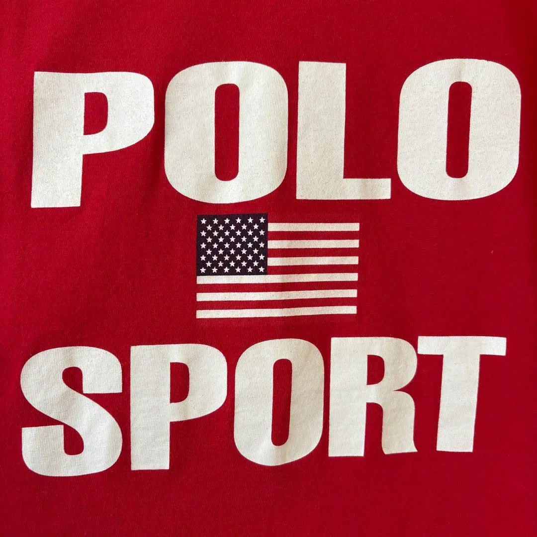 USA POLO SPORT Polo Sports Ralph Lauren T -shirt Red L