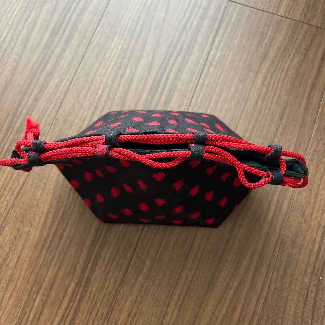 Bolsa con cordón retro Showa, bolsa para kimono, bolsa para yukata, tapete inferior, antigua