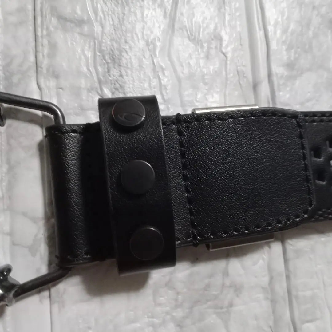 OAKLEY Golf Oakley Skull Buckle Belt Black