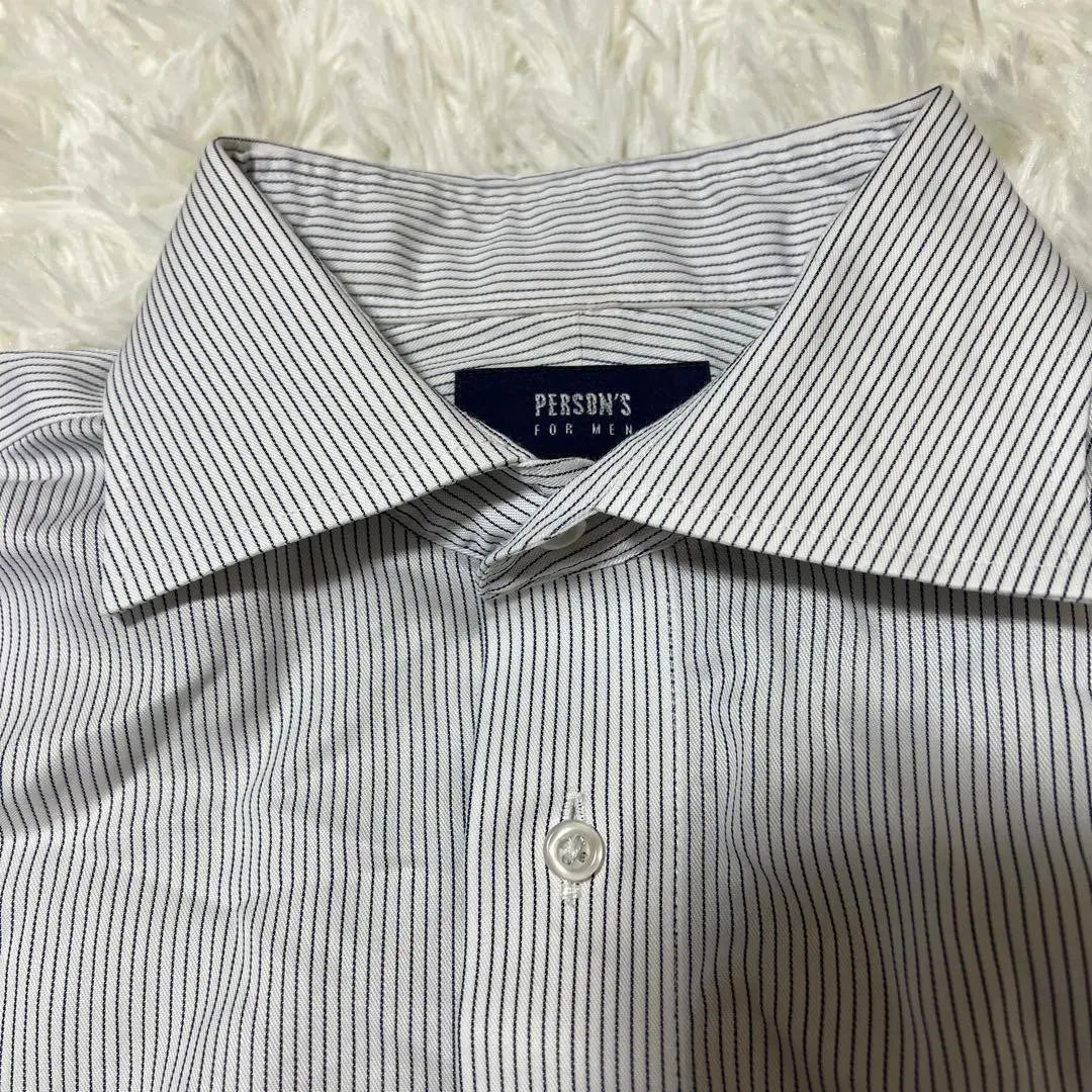 PERSON'S Men's Striped Shirt M-82