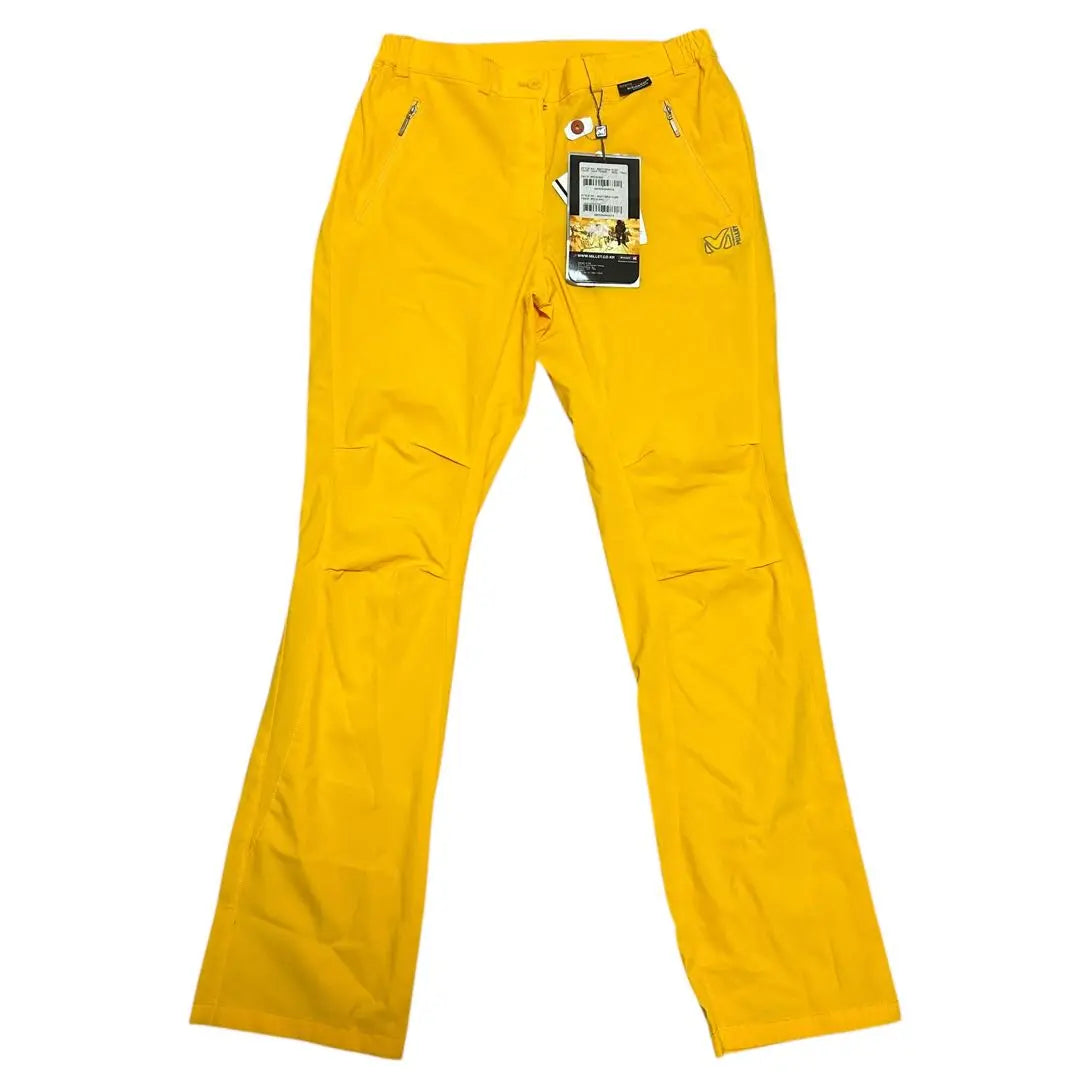 Pantalón de jersey MILLET para mujer, nuevo y sin usar, color amarillo